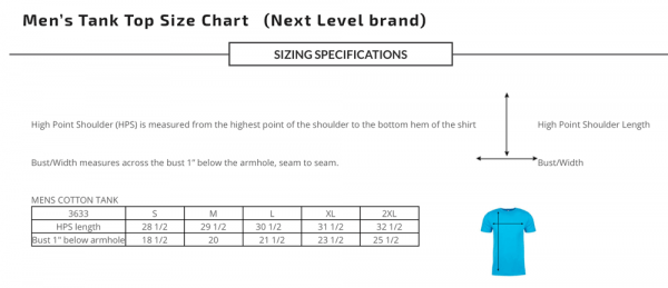 Next-Level-Tank-Size-chart Next-Level-Tank-Size-chart