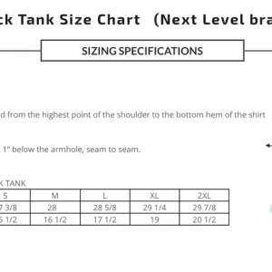 Racerback-Size-Chart