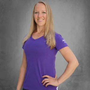 purple v neck womens