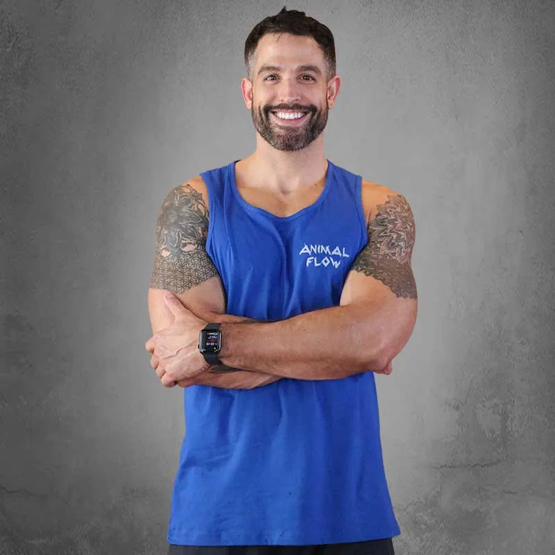 Flowist Tank Top (Mens) Black or Royal Blue - Image 5