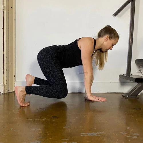 beast activation with knees off ground