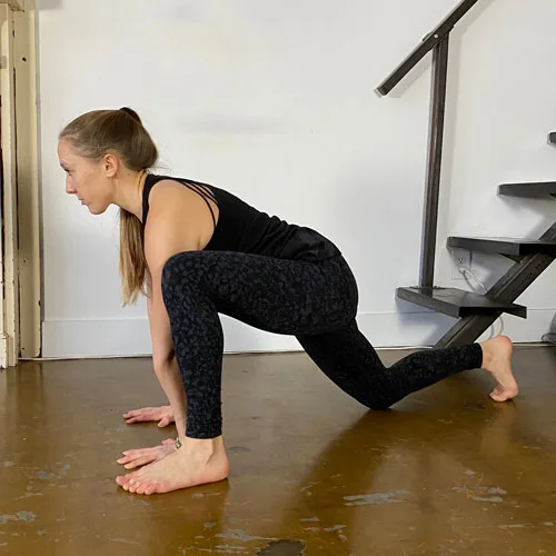 deconstructed front step