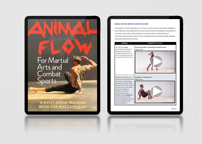 Animal Flow for Martial Arts and Combat Sports Multi-Media Book