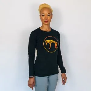 LONG SLEEVE BLACK CRAB REACH (WOMENS)