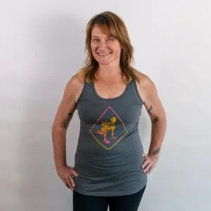 TANK GREY FRONT STEP (WOMENS)