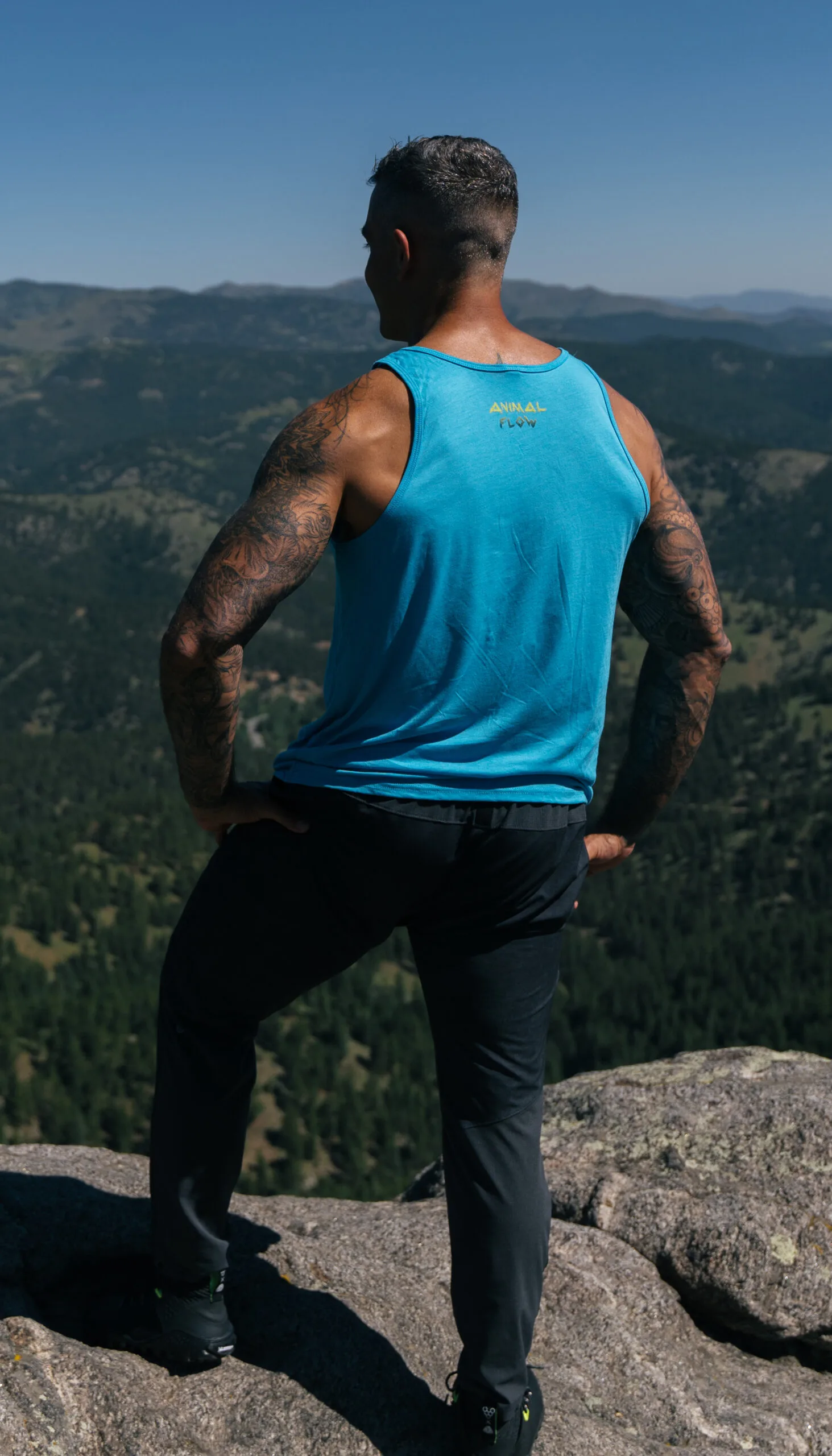 TANK LIGHT BLUE SIDE KICKTHROUGH (MENS) - Image 3