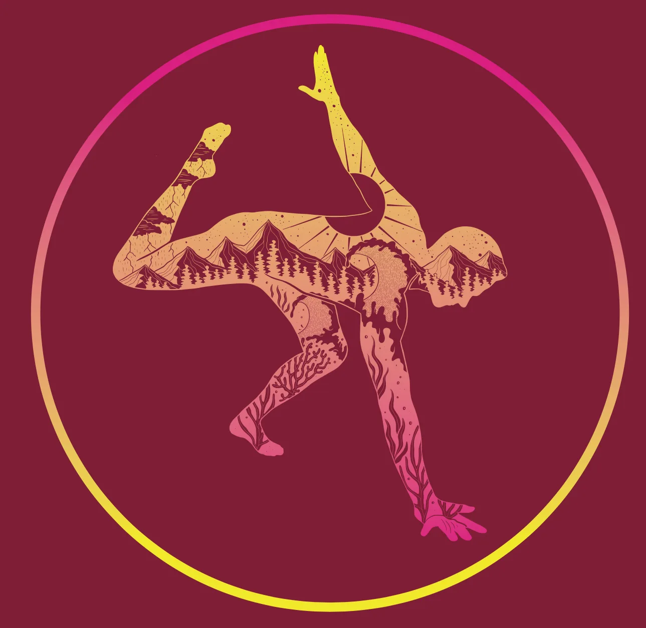TANK MAROON REACHING UNDERSWITCH (MENS) - Image 5