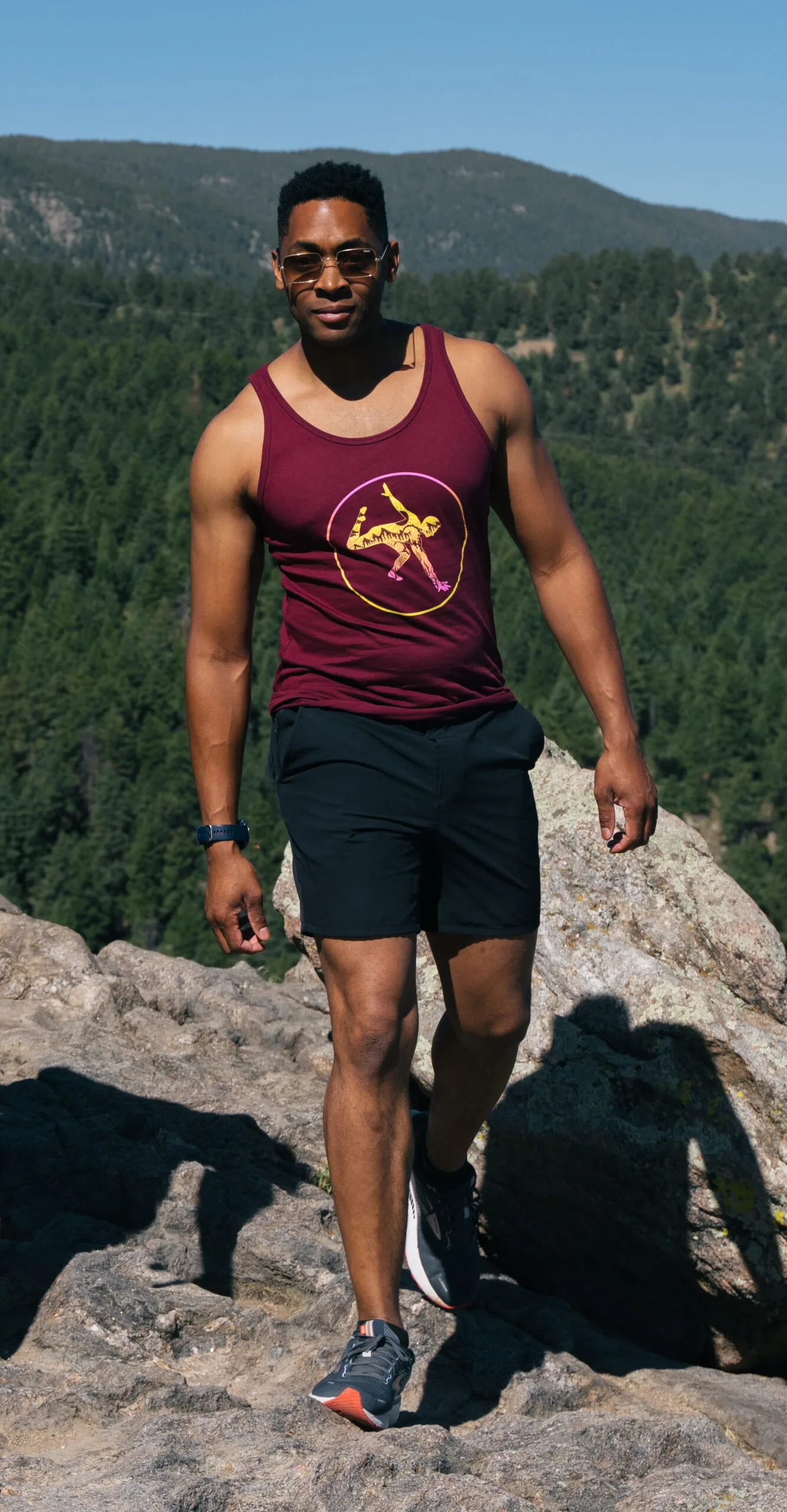 TANK MAROON REACHING UNDERSWITCH (MENS) - Image 4