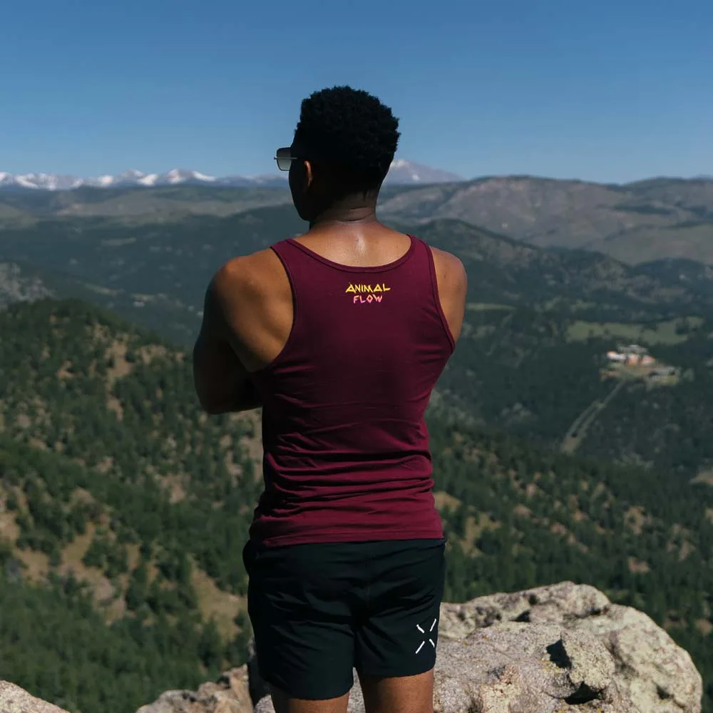 TANK MAROON REACHING UNDERSWITCH (MENS) - Image 2